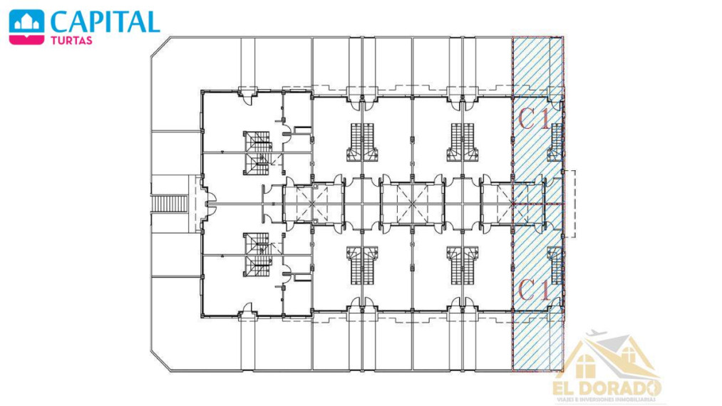Parduodamas namas Gran Vía de la Manga, 14 , 109.00 kv.m ploto,  Floors 18