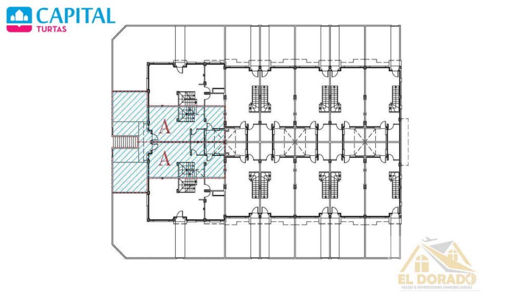 Parduodamas namas Gran Vía de la Manga, 14 , 97.00 kv.m ploto,  Floors 8
