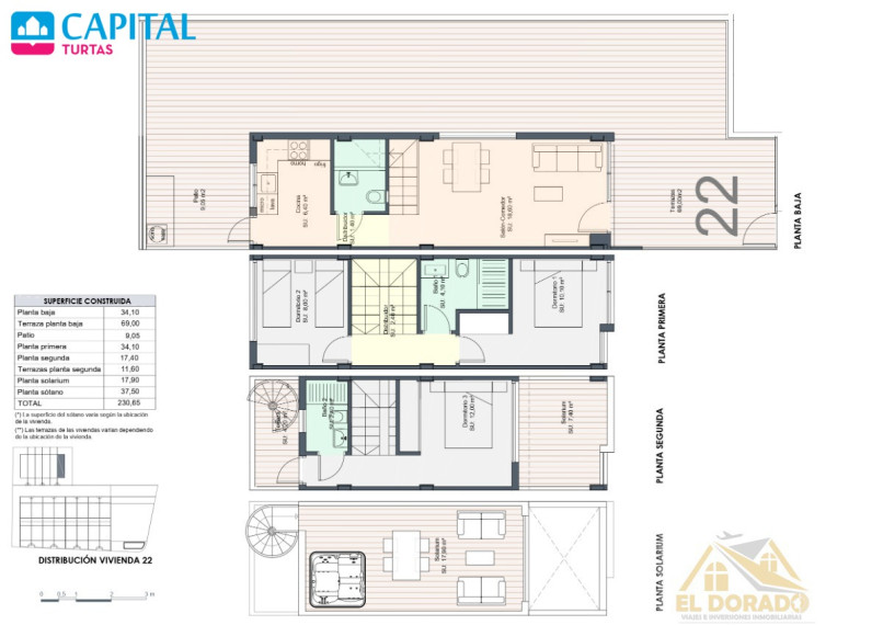 Parduodamas namas Calle Carcaixent, 3 , 229.00 kv.m ploto,  Floors 36