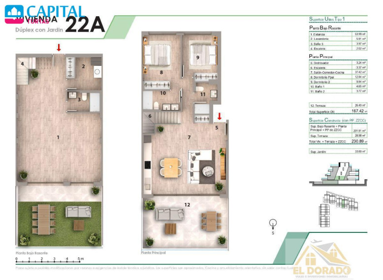 Parduodamas namas Avenida de América, 2Q , 230.00 kv.m ploto,  Floors 3