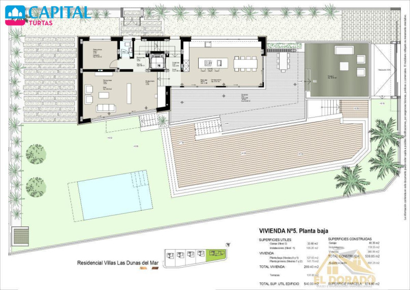 Parduodamas namas Calle de Catamaran, 78 , 540.00 kv.m ploto,  Floors 36