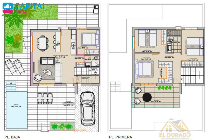 Parduodamas namas Calle Sagitario, 4 , 128.00 kv.m ploto,  Floors 5