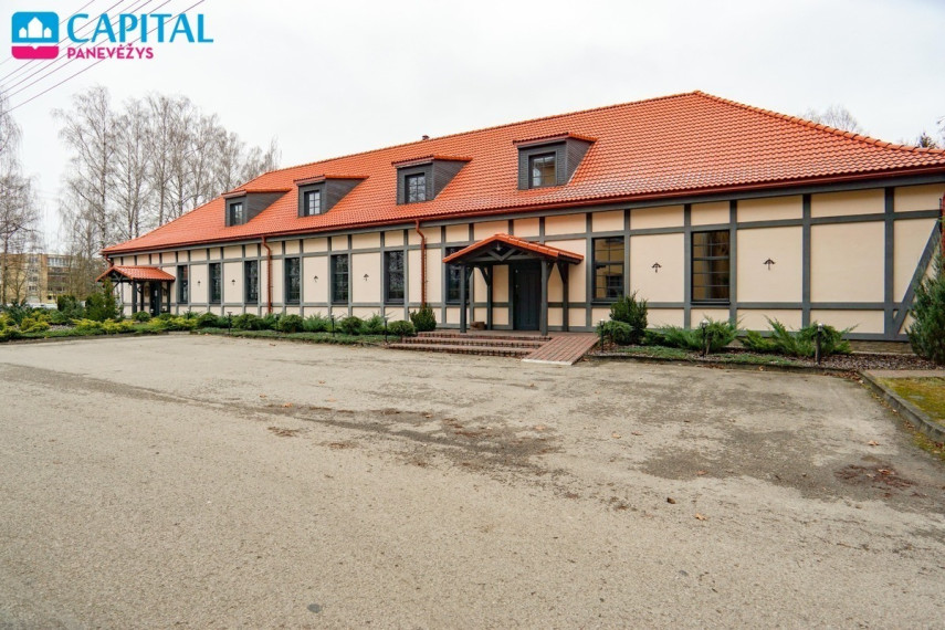 Parduodamos administracinės, kitos paskirties, maitinimo, paslaugų, prekybos patalpos Gedimino g., Kupiškio m., Kupiškio r. sav., 1500 m2 ploto 1