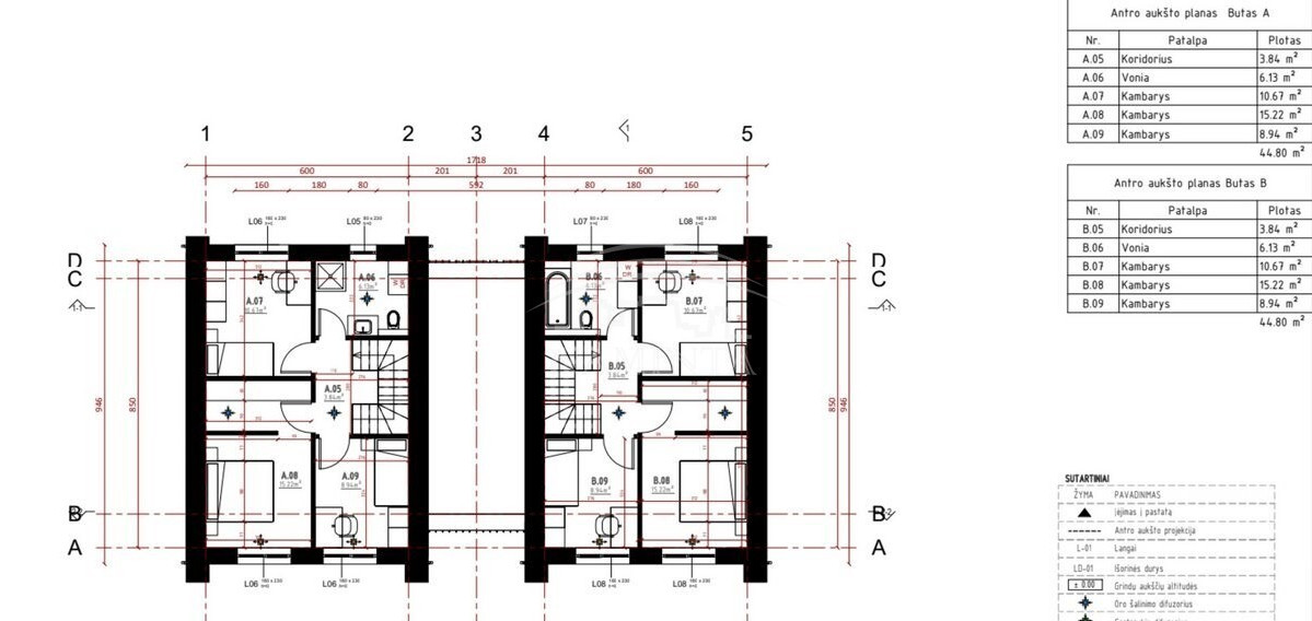 Parduodamas namas Jakų k., Klaipėdos r. sav., 103 m2 ploto, 2 aukštai 9