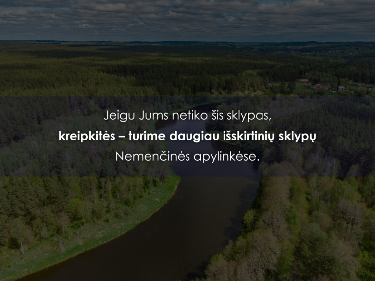 Parduodamas  sklypas Gamernės vs., Vilniaus r. sav., 70 a ploto 12