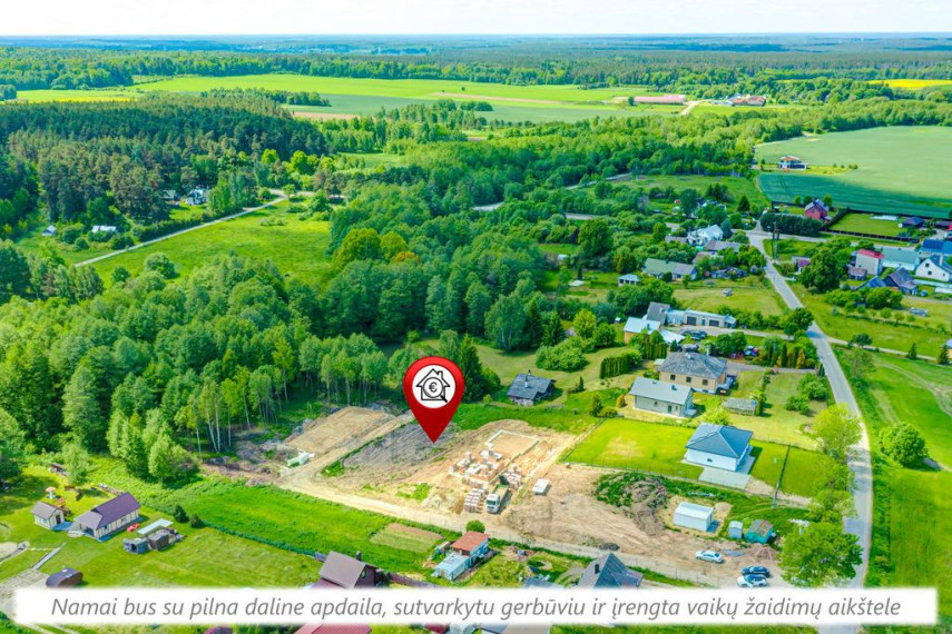 Parduodamas namas Pakalnių k., Vilniaus r. sav., 144 m² ploto 5 kambariai 10