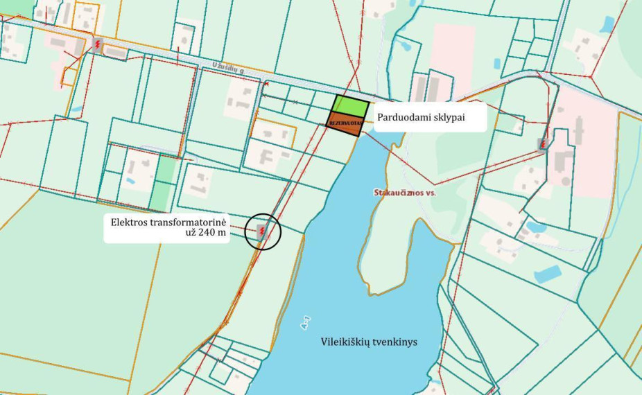Parduodamas  sklypas Užušilių g., Vileikiškių k., Širvintų r. sav., 25.54 a ploto 13