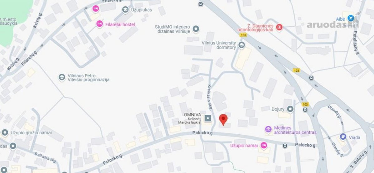 Nuomojamos kitos paskirties patalpos Kreivasis skg. 1, Užupis, Vilniaus m., Vilniaus m. sav., 20.44 m2 ploto 16