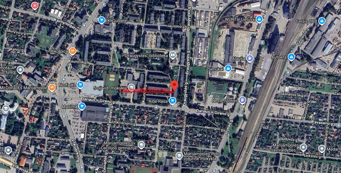 Parduodamas butas Draugystės g., Marijampolės m., Marijampolės sav., 44.55 m2 ploto, 2 kambariai 16