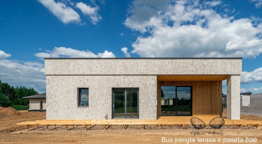 Parduodamas namas Žolynų g., Pikutiškių k., Vilniaus r. sav., 154.45 m2 ploto, 1 aukštai 3
