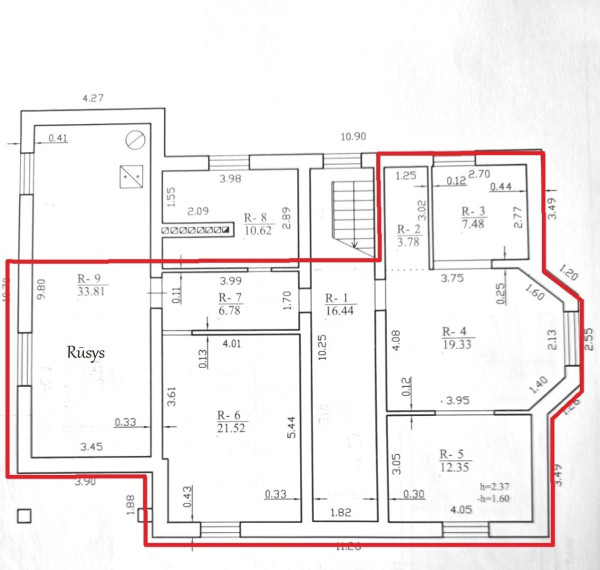 Parduodamas namas Dvareliškių g., Šlienavos k., Kauno r. sav., 236 m2 ploto, 3 aukštai 47
