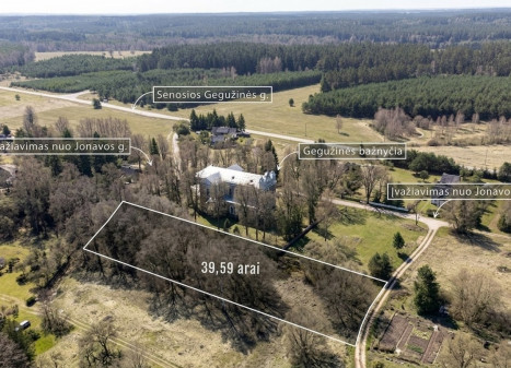 Parduodamas  sklypas Jonavos g., Gegužinės k., Kaišiadorių r. sav., 39.59 a ploto