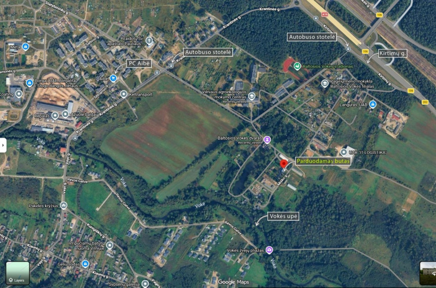 Parduodamas butas Miško g., Baltosios Vokės k., Vilniaus r. sav., 40.86 m2 ploto, 2 kambariai 25