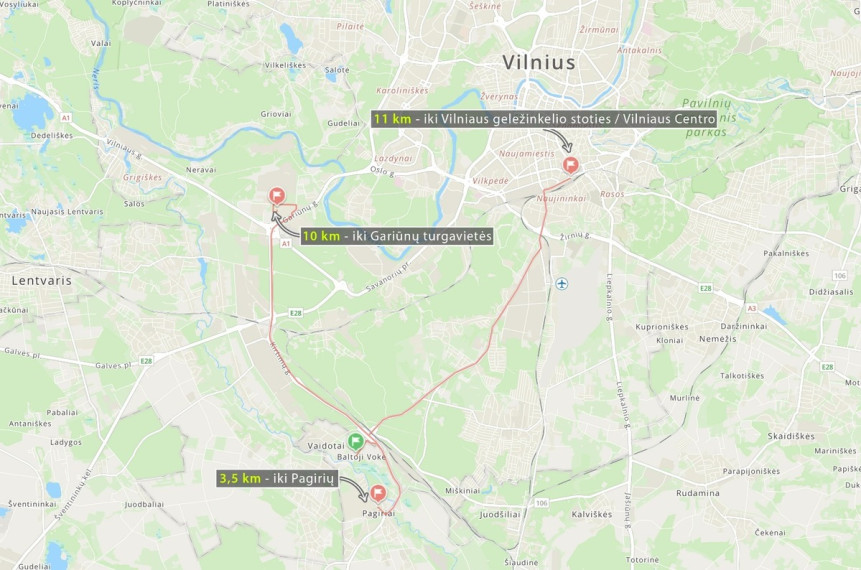 Parduodamas butas Miško g., Baltosios Vokės k., Vilniaus r. sav., 40.86 m2 ploto, 2 kambariai 26