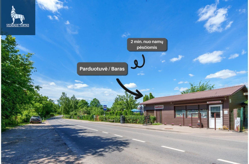 Parduodamas namas Uosių Sodų 4-oji g., Antakalnis, Vilniaus m., Vilniaus m. sav., 60 m2 ploto, 2 aukštai 45