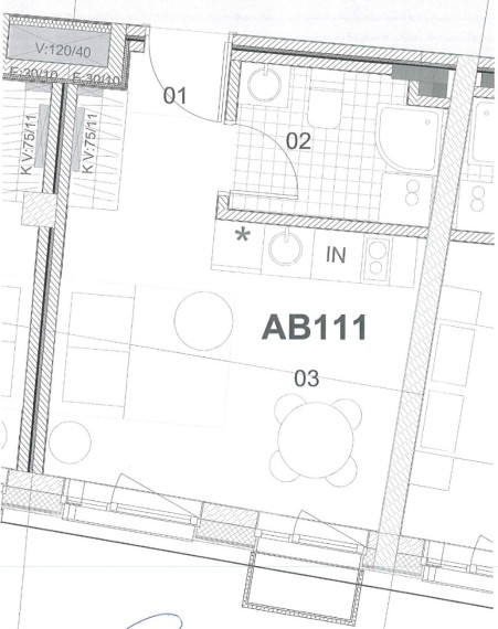 Parduodamas butas Sodų g., Vilniaus m., Vilniaus m. sav., 22 m2 ploto, 1 kambariai 32