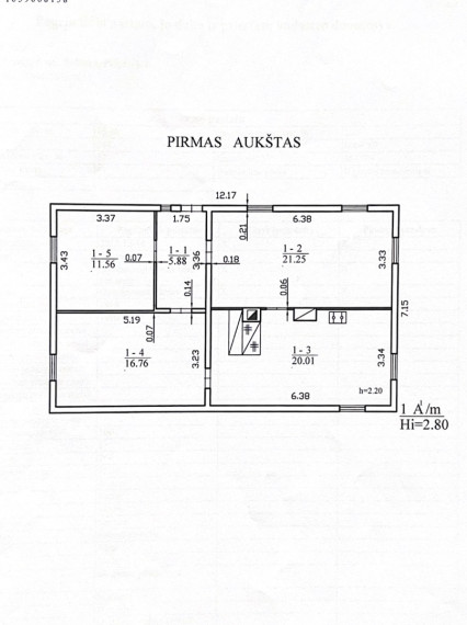 Parduodamas namas Pušyno g., Ročkių k., Lazdijų r. sav., 75.46 m2 ploto, 1 aukštai 9