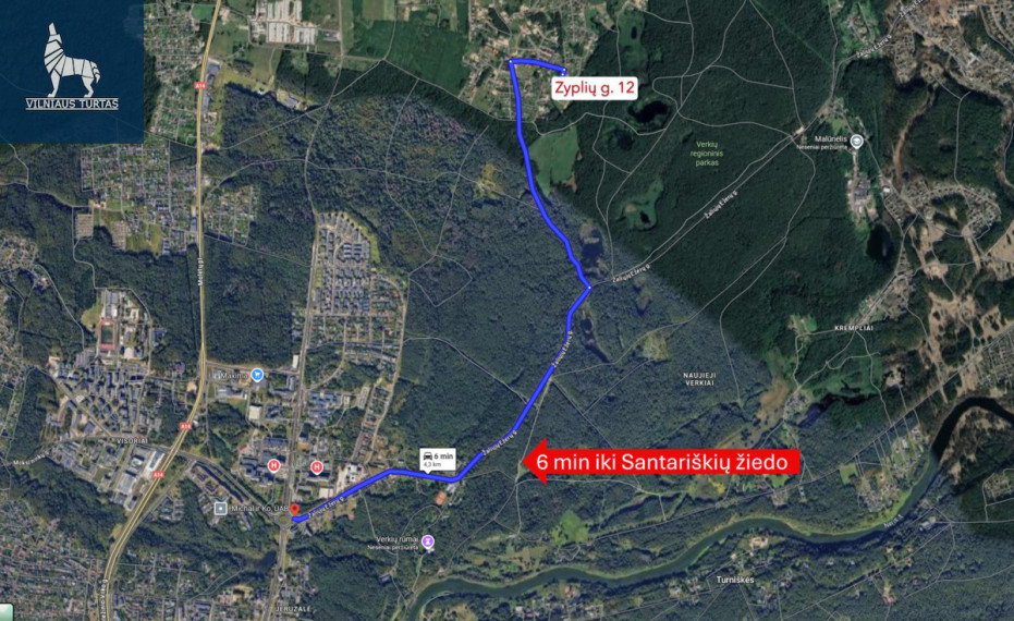 Parduodamas  sklypas Zyplių g., Mažieji Gulbinai, Vilniaus m., Vilniaus m. sav., 7 a ploto 8