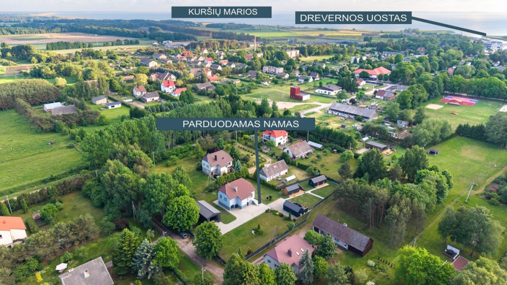 Parduodamas namas Klaipėdos g., Drevernos k., Klaipėdos r. sav., 198 m2 ploto, 2 aukštai 1