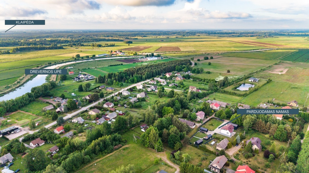 Parduodamas namas Klaipėdos g., Drevernos k., Klaipėdos r. sav., 198 m2 ploto, 2 aukštai 2