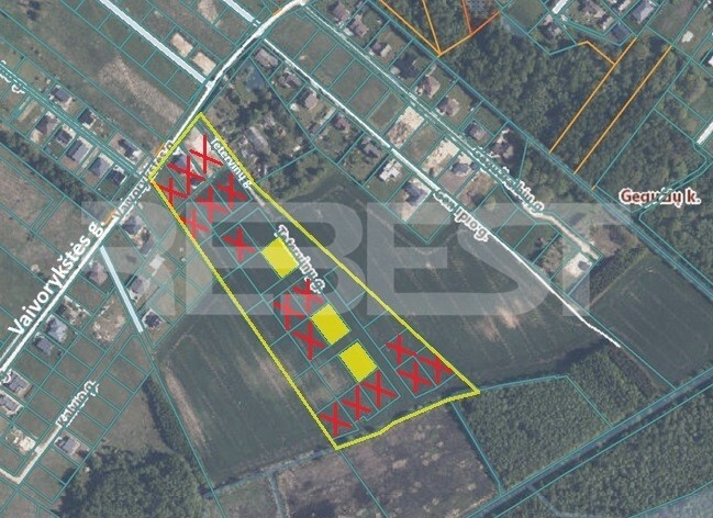 Parduodamas namų valdos paskirties sklypas Tetervinų g., Gegužių k., Šiaulių r. sav., 10.81 a ploto 9