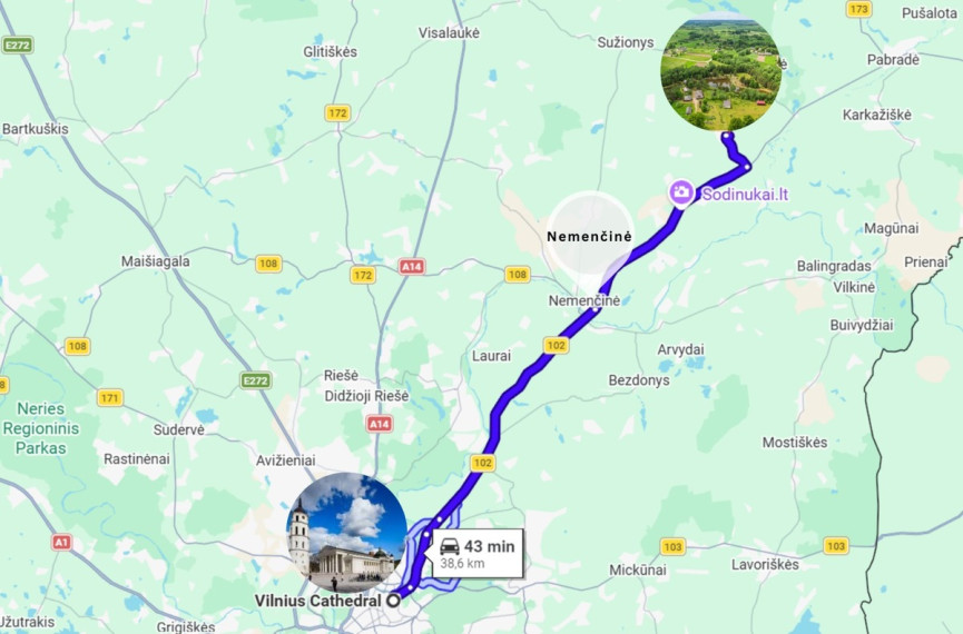 Parduodamas namas Malūno g., Blusinės k., Vilniaus r. sav., 143.96 m2 ploto, 2 aukštai 47