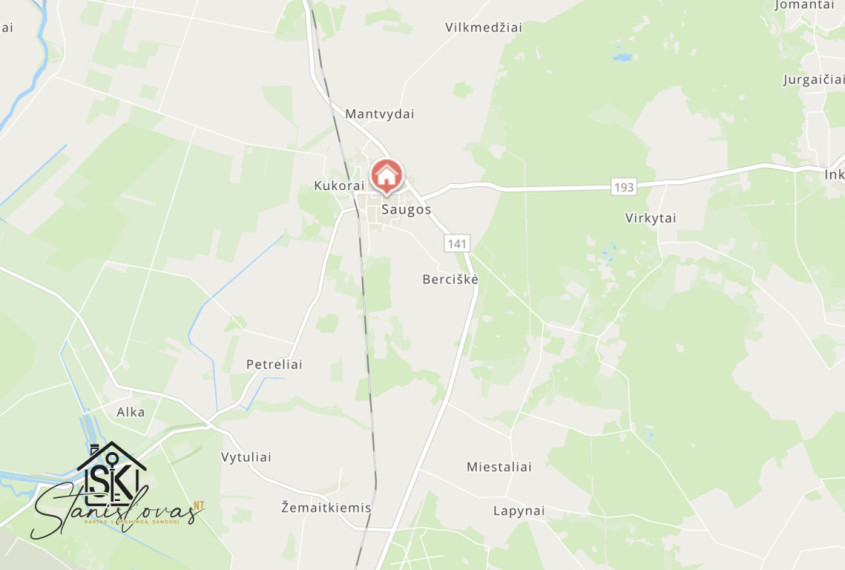 PARDUODAMAS 2 KAMBARIŲ BUTAS SAUGŲ K. MAŽOSIOS LIETUVOS G. 16 34