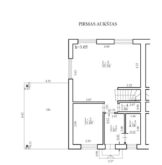 Parduodamas namas Bražuolės g., Trakų Vokė, Vilniaus m., Vilniaus m. sav., 116.07 m² ploto 5 kambariai 15