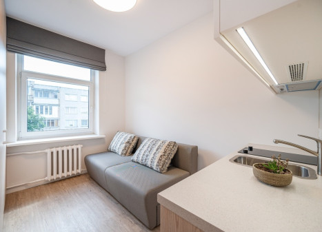 Nuomojamas butas Švitrigailos g., Naujamiestis, Vilniaus m., Vilniaus m. sav., 16.38 m2 ploto, 1 kambariai Nuomojamas butas Švitrigailos g., Naujamiestis, Vilniaus m., Vilniaus m. sav., 16.38 m2 ploto, 1 kambariai