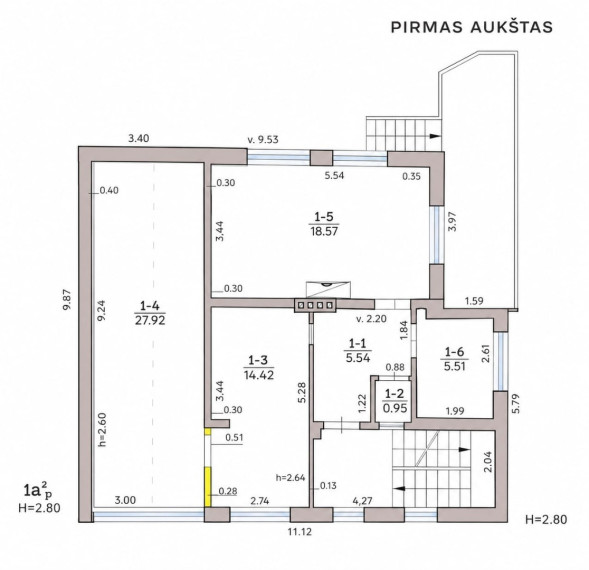 Parduodamas namas Pamiškės g., Kulautuvos mstl., Kauno r. sav., 202 m2 ploto, 2 aukštai 24
