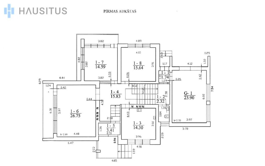 Parduodamas namas Ąžuolų g., Panevėžys, 296.93 kv.m ploto 51