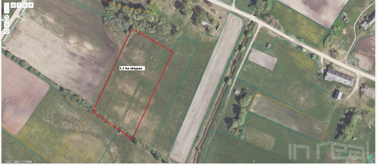 Parduodamas sklypas Vilučių k., Utenos raj., 1,1 ha ploto 1