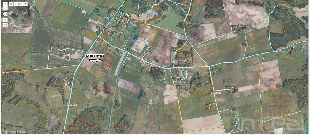 Parduodamas sklypas Vilučių k., Utenos raj., 1,1 ha ploto 2