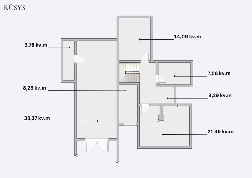 Parduodamas namas Žirgo g., Vilniaus m., Vilniaus m. sav., 504.3 m2 ploto, 3 aukštai 17