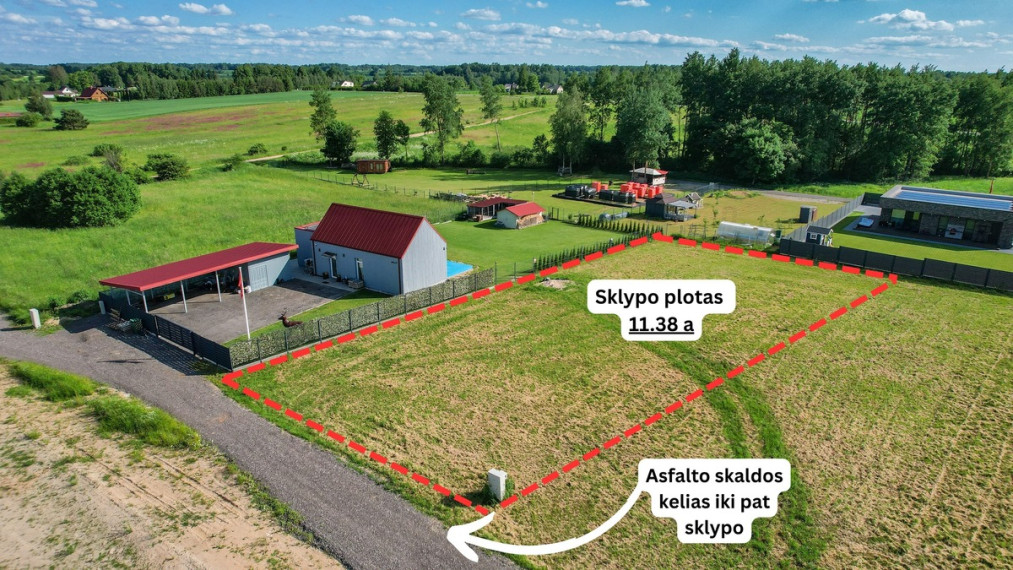 Parduodamas kitos paskirties sklypas Šlaito g., Levaniškių k., Širvintų r. sav., 11.38 a ploto 2