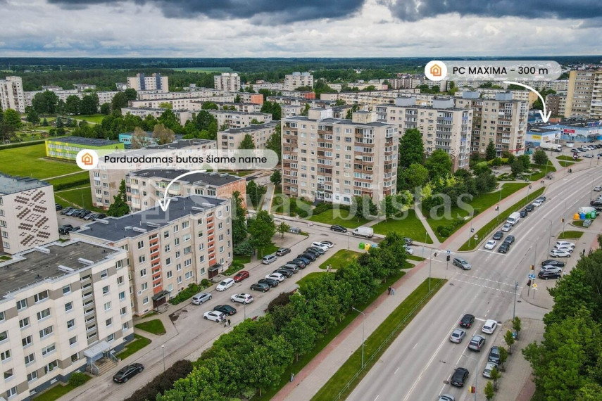 Parduodamas butas Žemaitijos g., Mažeikių m., Mažeikių r. sav., 49.96 m2 ploto, 2 kambariai 12