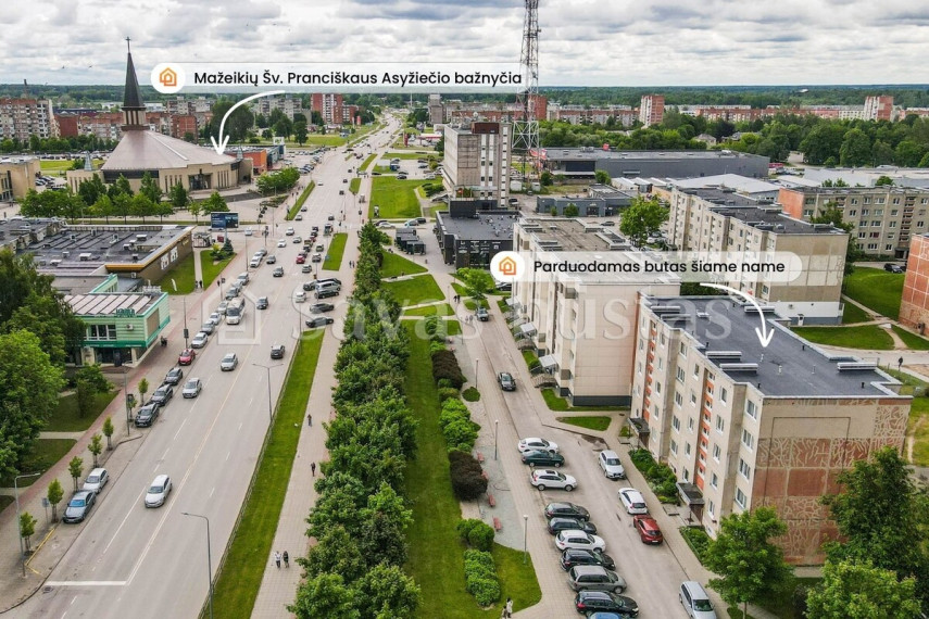 Parduodamas butas Žemaitijos g., Mažeikių m., Mažeikių r. sav., 49.96 m2 ploto, 2 kambariai 14