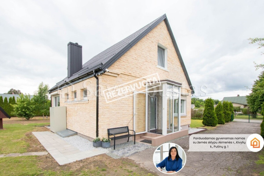 Parduodamas namas Putinų g., Kivylių k., Akmenės r. sav., 73.24 m2 ploto, 1 aukštai 1