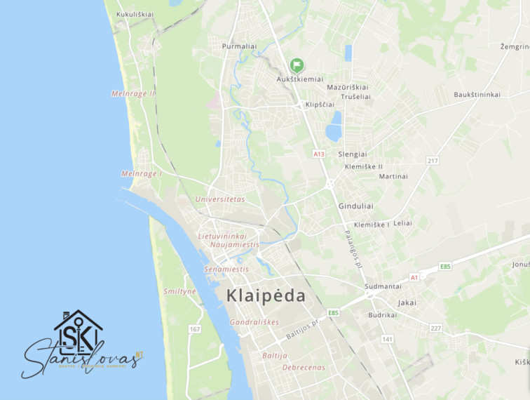 NUOMOJAMOS 158.69 KV. M KOMERCINĖS PATALPOS PRIE KLAIPĖDOS, AUKŠTKIEMIŲ K. 28