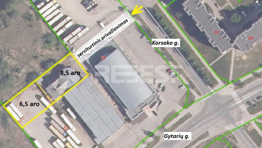 Parduodamos paslaugų, prekybos patalpos Gytarių g., Gytarai, Šiaulių m., Šiaulių m. sav., 453 m2 ploto 2
