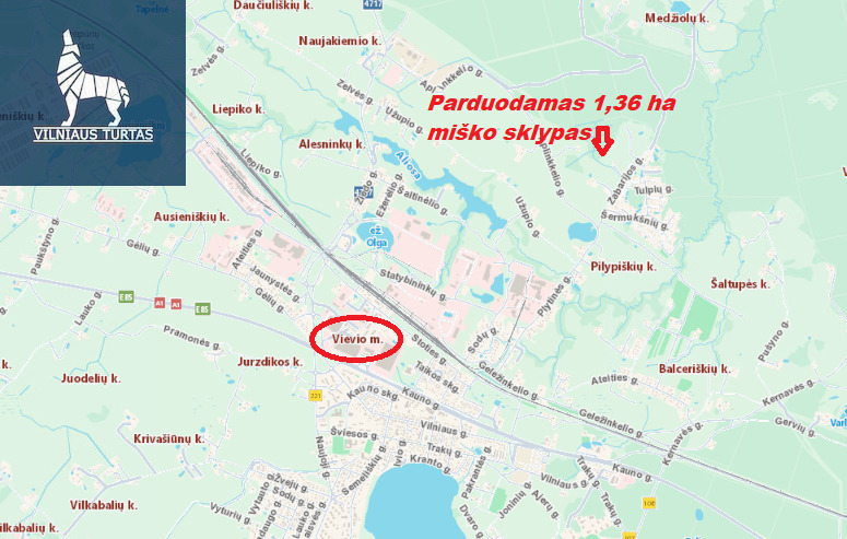 Parduodamas  sklypas Pilypiškių k., Elektrėnų sav., 1.39 a ploto 3