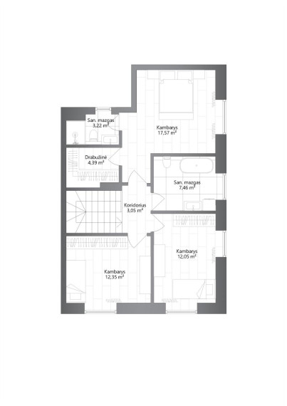 Parduodamas namas Parko g., Tarandė, Vilniaus m., Vilniaus m. sav., 126.00 m² ploto 5 kambariai 49