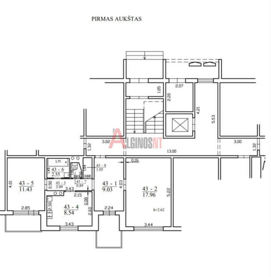 Parduodamas butas Rumpiškės g., Rumpiškės, Klaipėdos m., Klaipėdos m. sav., 54.54 m² ploto 2 kambariai 2
