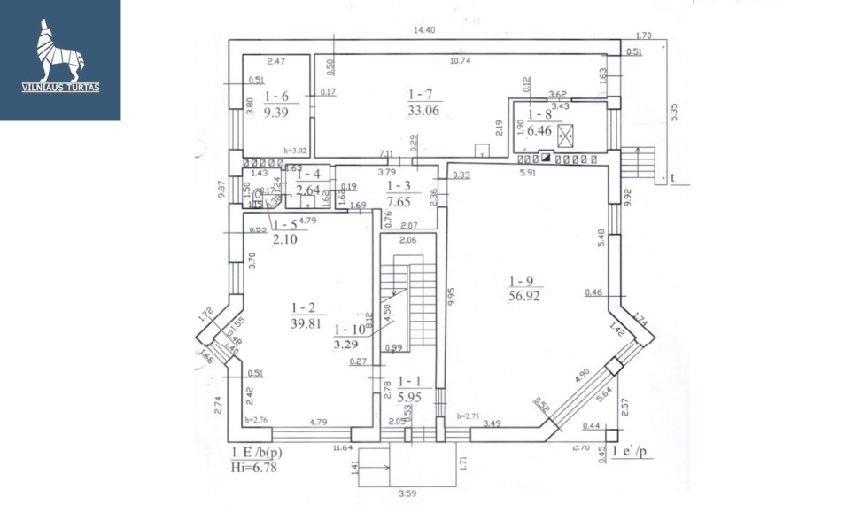 Nuomojamos  patalpos Vilniaus r. sav., Zujūnų k., Buivydiškių g., 167.27 m2 ploto 21