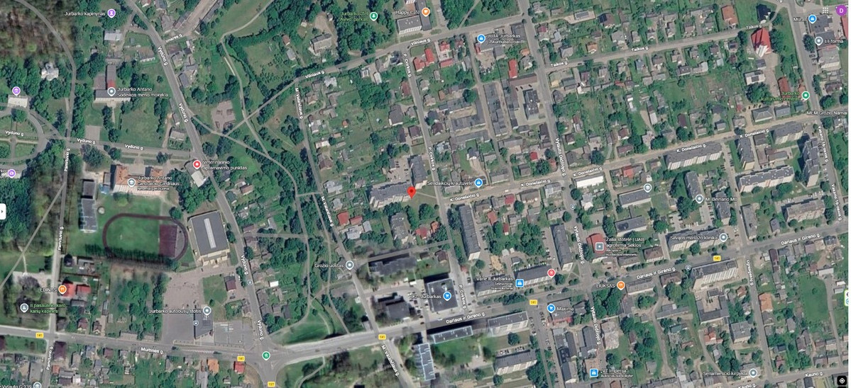 Parduodamas butas Bibliotekos g., Jurbarko m., Jurbarko r. sav., 53.09 m2 ploto, 2 kambariai 23
