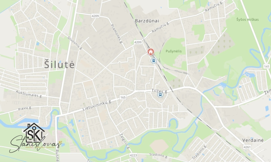PARDUODAMAS 2 KAMBARIŲ BUTAS ŠILUTĖJE, GELEŽINKELIO G. 6A 21