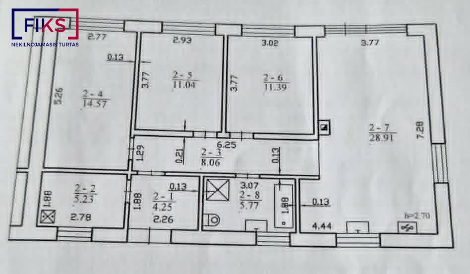 Parduodamas namas Gryžuvos g., Palemonas, Kauno m., Kauno m. sav., 89.22 m² ploto 4 kambariai 24