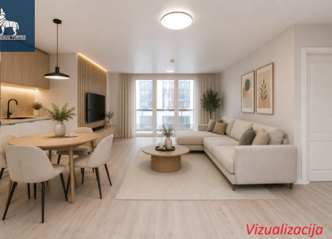 Parduodamas butas Daugėliškio g., Šnipiškės, Vilniaus m., Vilniaus m. sav., 70 m2 ploto, 3 kambariai