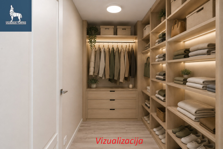 Parduodamas butas Daugėliškio g., Šnipiškės, Vilniaus m., Vilniaus m. sav., 70 m2 ploto, 3 kambariai 5