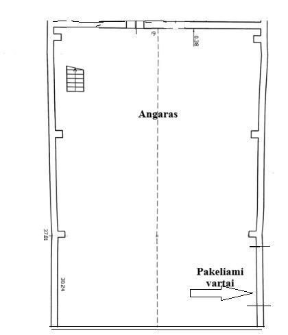 Nuomojamos administracinės, gamybinės, kitos paskirties, sandėliavimo patalpos Pilėnų g., Sietyno k., Kauno r. sav., 230 m2 ploto 5